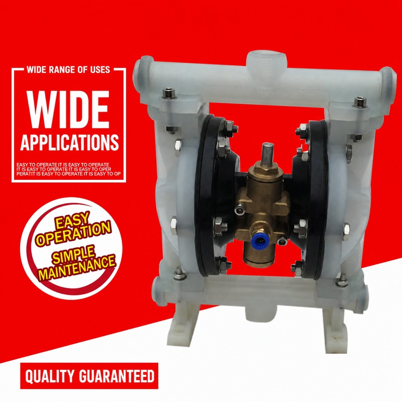 Air-Operated Double Diaphragm Pump, Plastic Body
