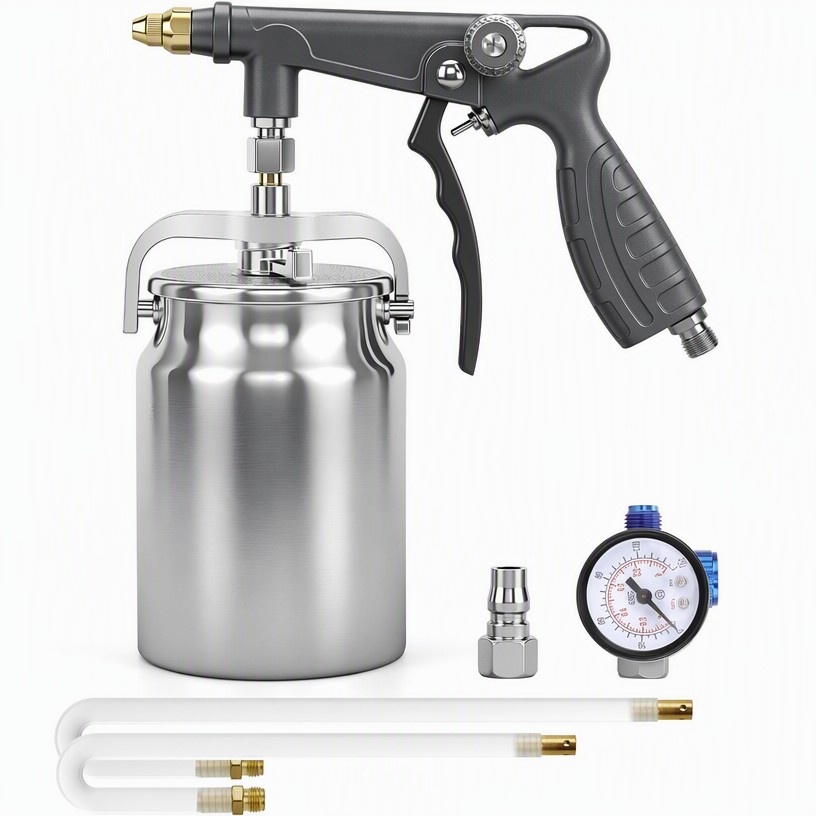 Aluminum Siphon-Feed Spray Gun (1000ml, Undercoat & Rust-Proof)