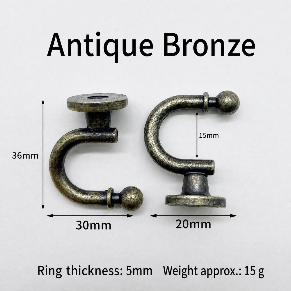 Antique Bronze Ring Pull for Drawers and Cabinets