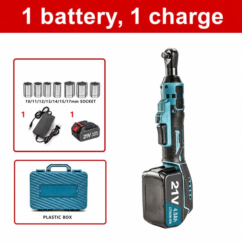 21V Brushless Right Angle Ratchet Wrench Kit