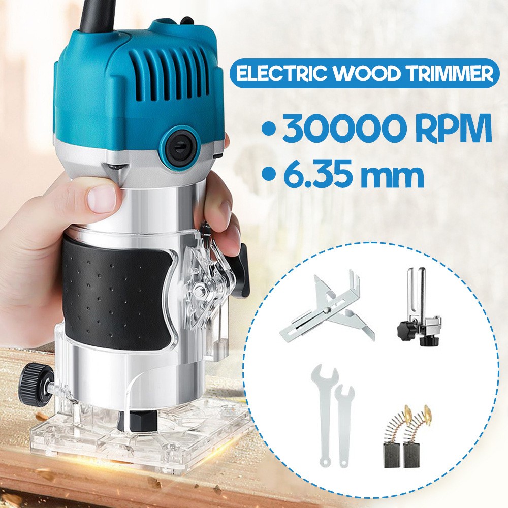 Electric Wood Trimmer Router (30000 RPM, 6.35 mm)