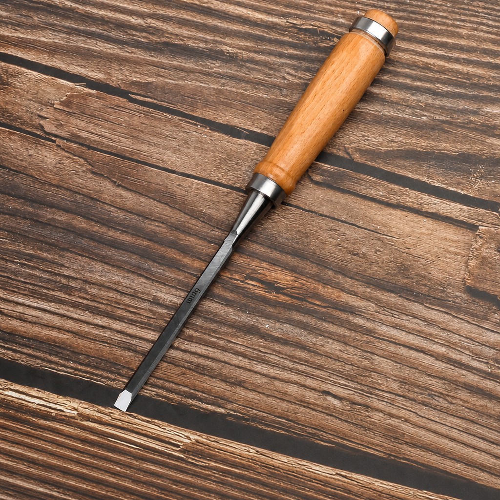Professional CR-V Steel Woodworking Chisel (Beech Handle)