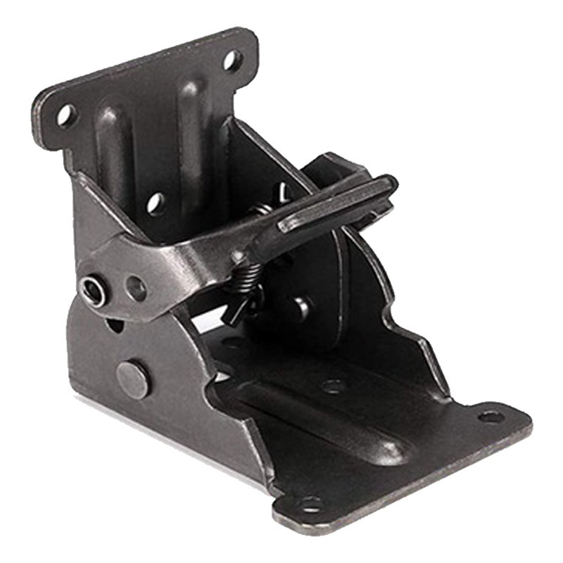 90° Self-Locking Folding Table Leaf Hinge (Black Antique Bronze)