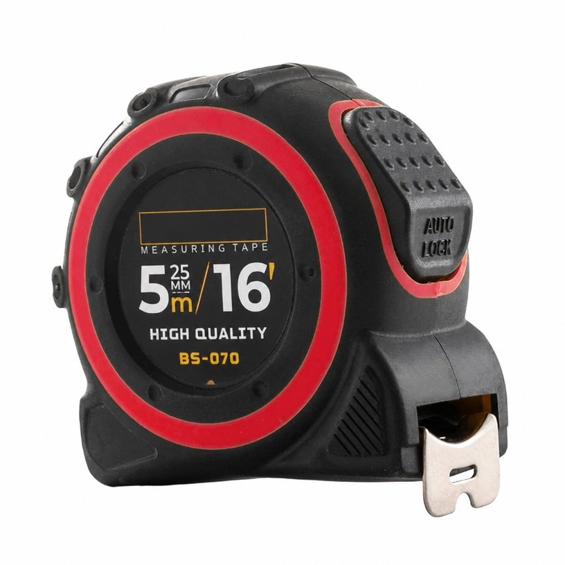 Heavy-Duty Tape Measure 5m / 16ft (25mm, Auto-Lock)