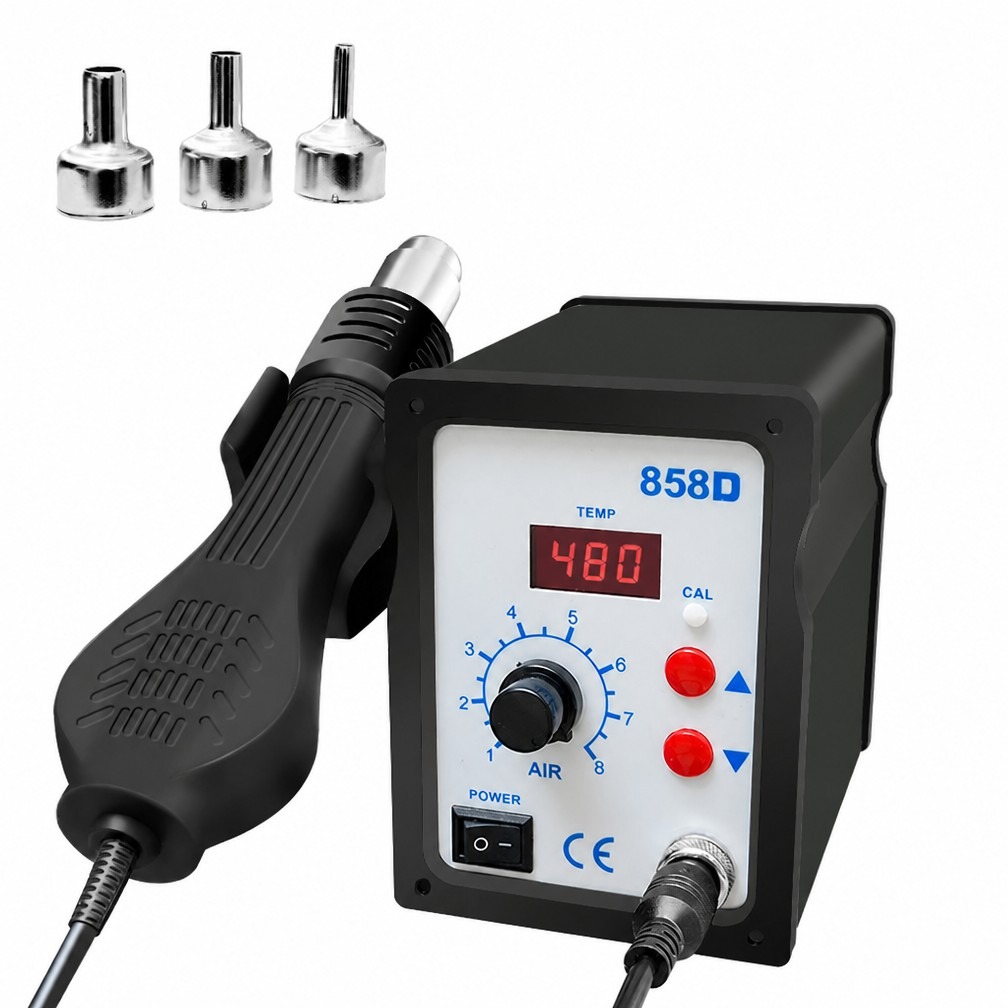 Hot Air Rework Station 858D (110V, Digital Temp Display)