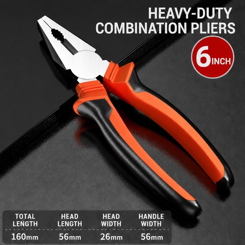 Industrial Grade Lineman Pliers 6