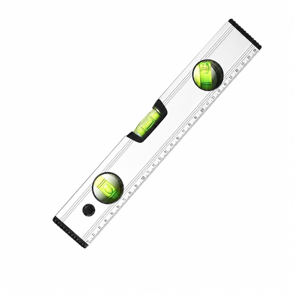Magnetic Aluminum Spirit Level 300mm (3-Vial)