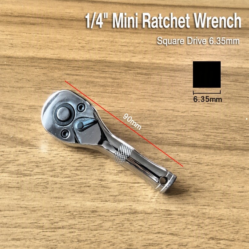 Mini Ratchet Handle 72-Tooth (1/4