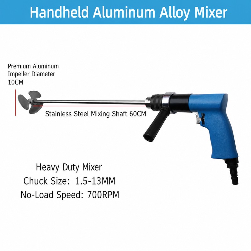 Pneumatic Paint Mixer 10-30L Explosion-Proof