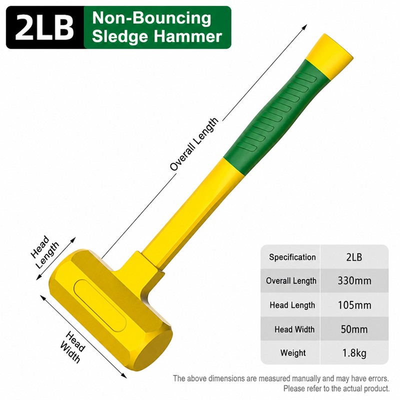 Solid Rubber Non-Bounce Installation Mallet